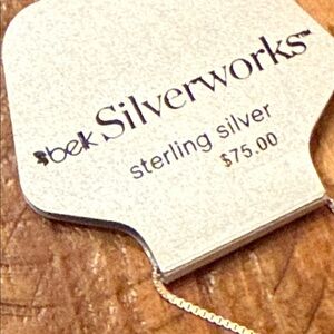 Belk Silverworks Sterling Silver 24” Necklace Chain NWT